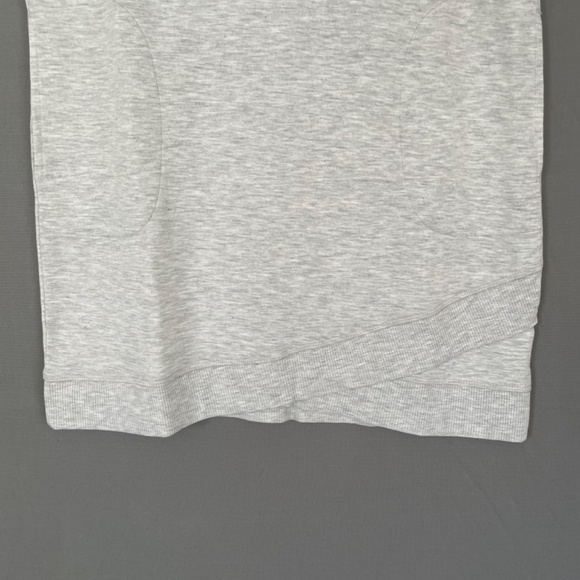 IDEOLOGY Size Small Off Duty Short Sleeve Sweatshirt Dress Grey Whisper NEW - Picture 3 of 8